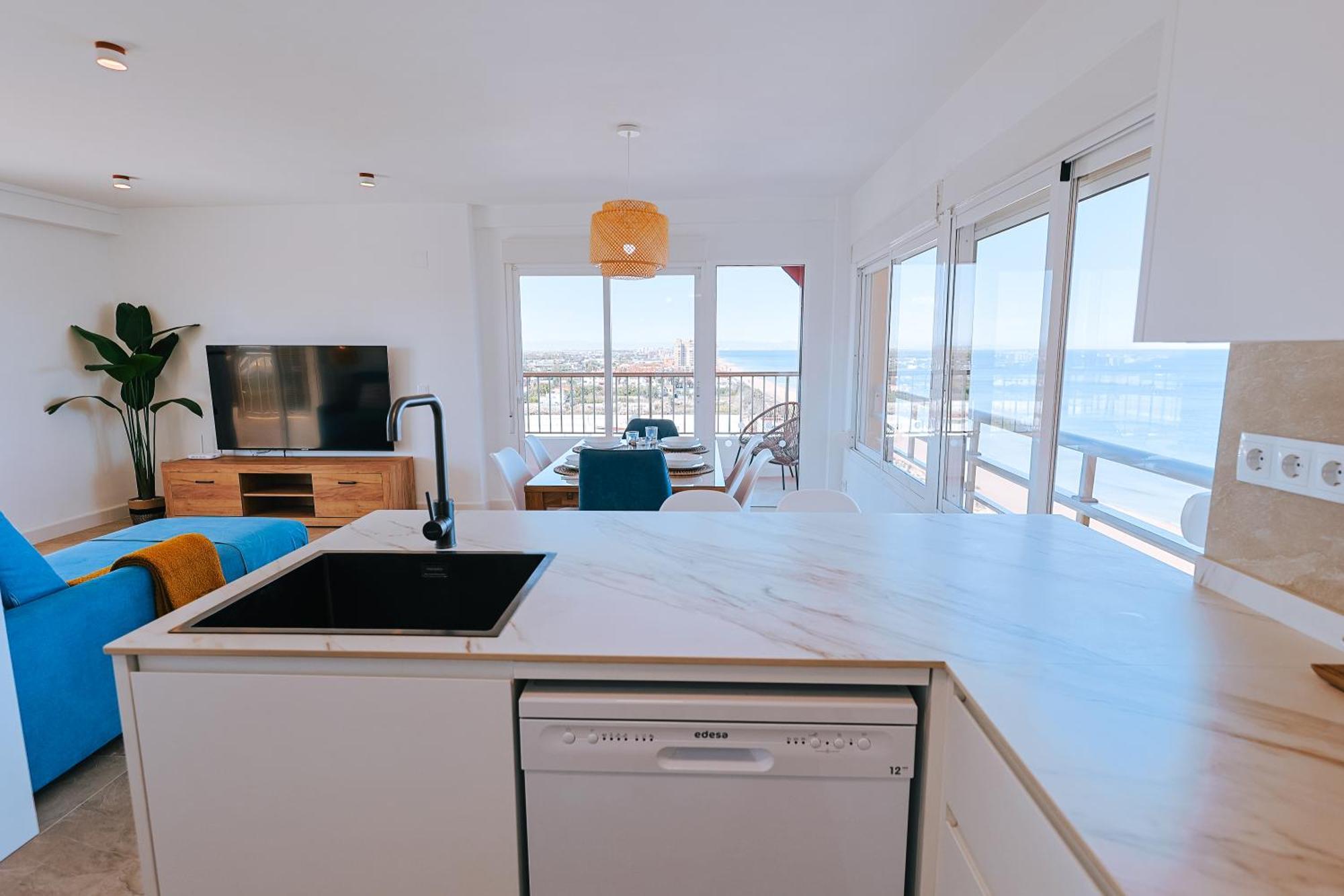 Apartamento Premium Con 5 Piscinas Barbacoa Tenis Frontenis Mareny Blau Dış mekan fotoğraf