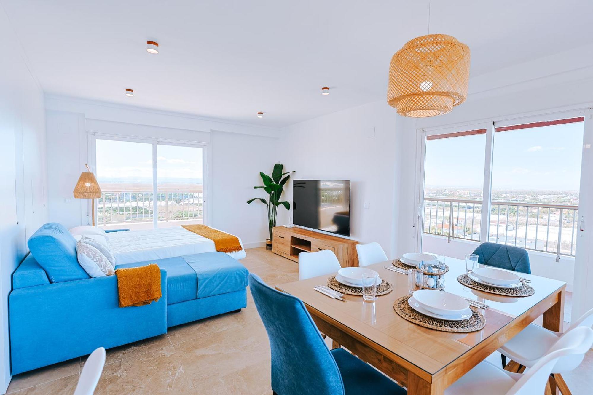 Apartamento Premium Con 5 Piscinas Barbacoa Tenis Frontenis Mareny Blau Dış mekan fotoğraf