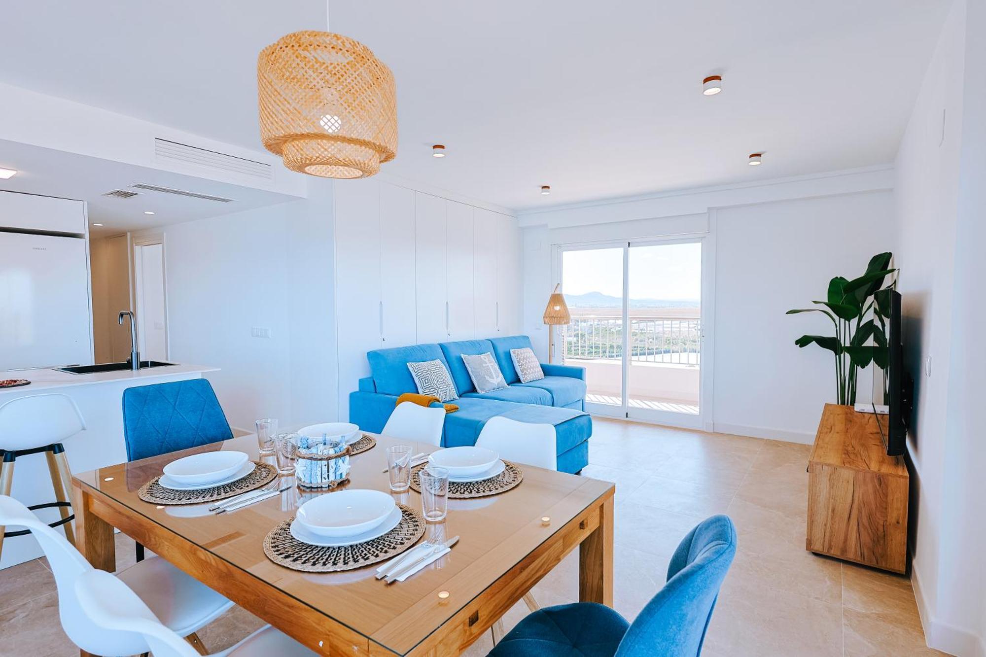 Apartamento Premium Con 5 Piscinas Barbacoa Tenis Frontenis Mareny Blau Dış mekan fotoğraf